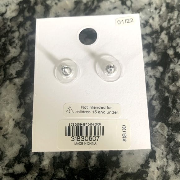 Express Diamond Post Earrings - Picture 2 of 3